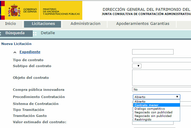 Contrato Menor: Concurrencia, Publicidad e Invitación.