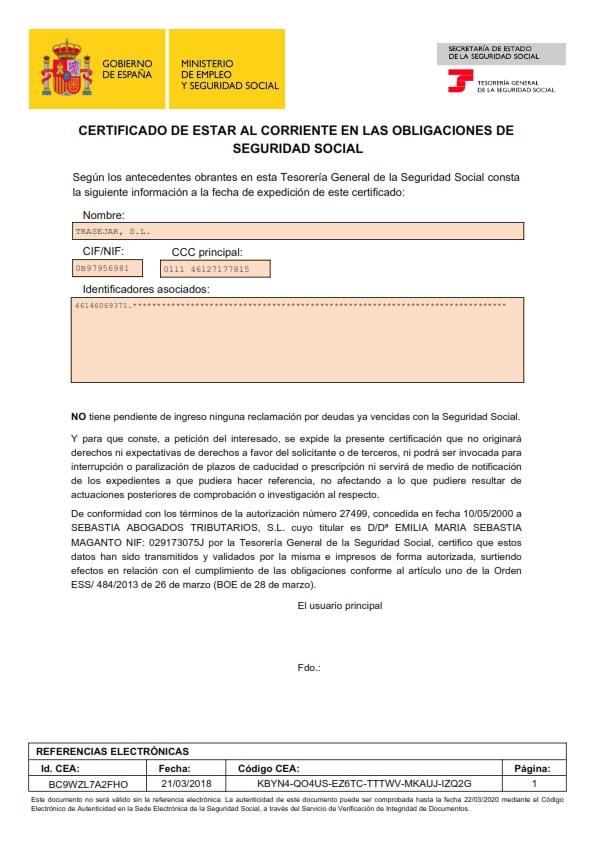 No estar al corriente de las obligaciones tributarias y de Seguridad no es causa de exclusión automática