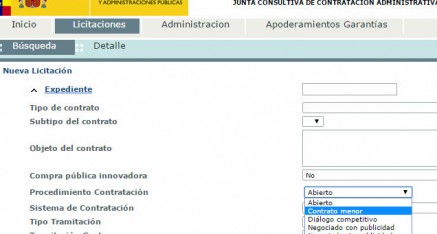 Contrato Menor: Concurrencia, Publicidad e Invitación.